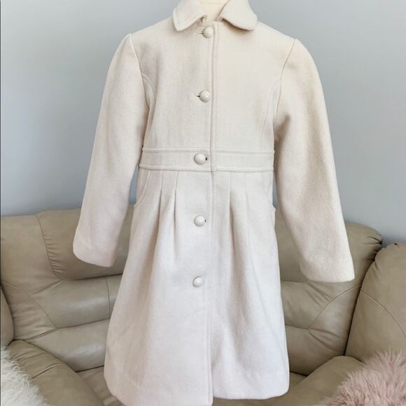 New Janie and Jack Classics Dress Wool Coat Sz 4-5 - Picture 1 of 5